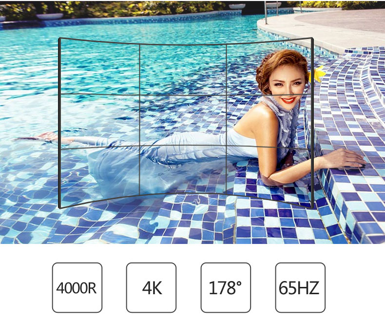 65寸曲面4K拼接屏 65寸曲面4K拼接屏